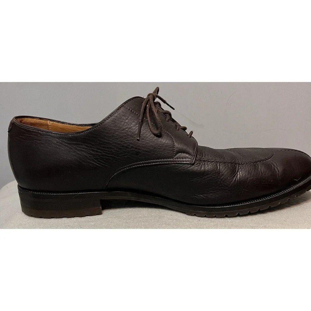 Peter Huber Mens Brown Leather‎ Lace Up Shoes Sz 13M